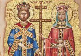 На Св. Св. Константин и Елена нестинарки танцуват върху жаравата от готвенето на курбан