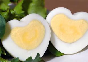 Варено яйце във формата на сърце