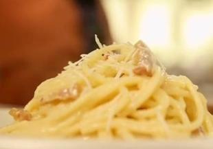 Оригинални спагети карбонара с бекон