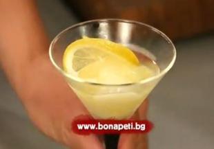 Летен десерт с водка и лимони
