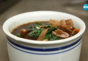 Китайска супа с черен дроб