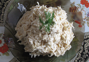 Целина с млечен сос