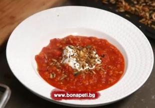 Постна яхния с домати и леща