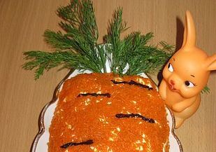 Картофена салата Морков с майонеза