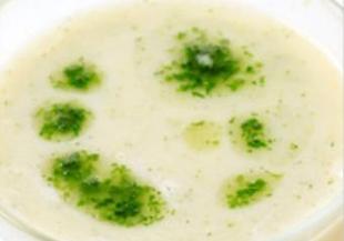 Постна супа от бял боб с карфиол