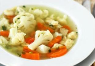 Зеленчукова супа на микровълнова фурна