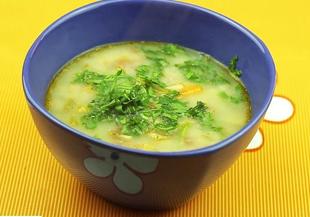 Традиционна гъбена супа със застройка