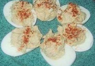 Пълнени яйца с домашна майонеза