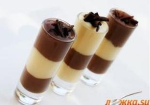 Ванилово-шоколадов млечен крем