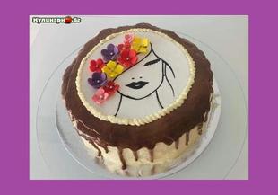 Торта Еклерова романтика с ванилия и бял шоколад от Sweet Dreams