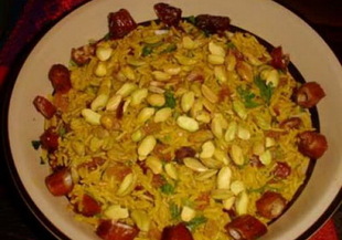 Персийски ориз със сушени плодове