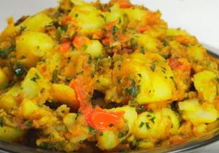 Сотирани картофи по индийски