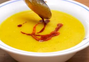 Турска зеленчукова крем супа с леща