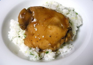 Мариновано пиле с ориз