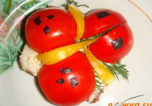 Сандвич Божа кравичка с домати