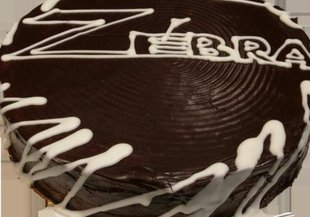 Торта Зебра с шоколадова коричка