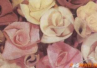 Розички от тесто за украса на сладкиши
