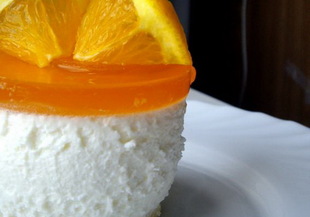 Портокалов мус с крема сирене