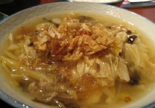Супа от цвят на лилия и сухо тофу