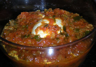 Масала с яйца и домати