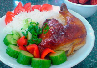 Мързеливо печено пиле по азиатски