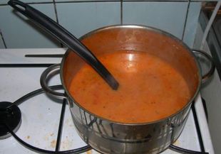Супа с червен пипер