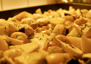 Печени ранни картофи