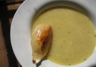 Чеснова супа с пармезан