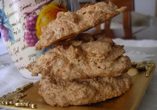 Бисквити с кокос и корнфлейкс