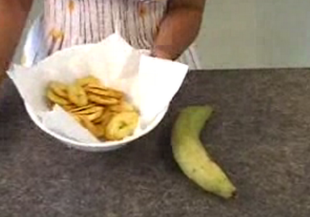 Как се прави бананов чипс