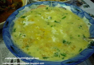Спаначена супа с картофи и яйца