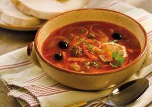 Супа с телешко и маслини