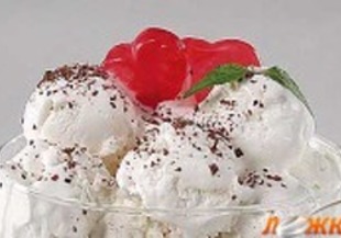 Сладолед с ванилия и сметана