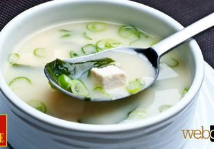 Японска супа с водорасли, мисо и рибен бульон
