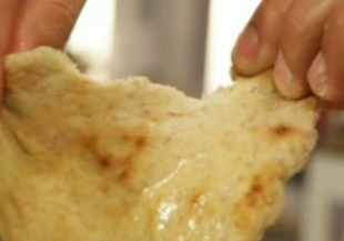 Индийска постна яхния с индийски хляб
