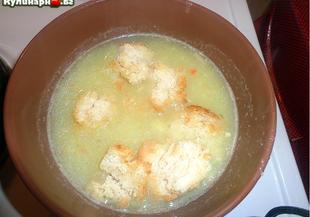 Крем супа от тиквички и картофи