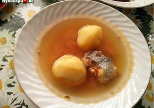 Рибено варено с картофи и моркови