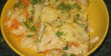 Риба с картофи и кашкавал