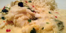Люто тайландско рибено къри с ориз