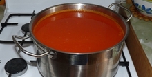 Домашно доматено пюре в буркани