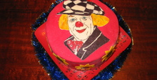 Торта Клоун с череши и захарна глазура