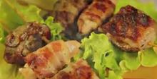 Хапки от бекон с дробчета и гъби