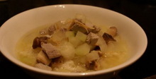Супа с месо, зимен пъпеш и ориз