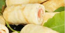 Палачинкови рулца с риба и крема сирене