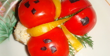 Сандвич Божа кравичка с домати