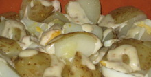 Картофена салата с месо и горчица