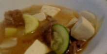 Доенжанг чигае - тофу с бобова паста и зеленчуци