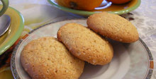 Нискомаслени меки бисквити с портокал