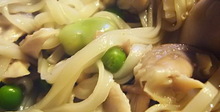 Ориенталска супа с прозрачни спагети