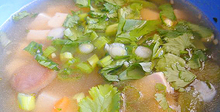 Зеленчукова супа с паста мисо
